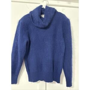 Vintage Shelton Wool/Angoria Rabbit‎ Hair Royal Blue Sweater Med
